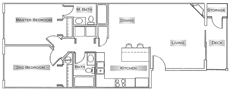 Chelsea Court Apartments Layout in Kenmore, WA